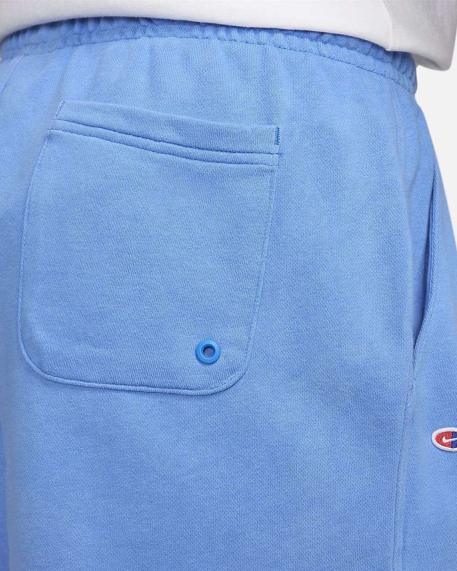 Baby blue nike sweat shorts best sale